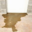Water is seeping under a closed white door, forming a large puddle on a concrete floor in front of a gray cinder block wall. Waterproofing Company | Basement Leak Repair | City Wide Group | Professional waterproofing company and basement leak repair in Toronto since 1961. | https://www.citywidegroup.com | +1 416-283-5500