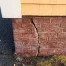 Foundation crack, structural or not, beside visible wall movement and basement water seepage